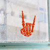 Skeleton Hand Devil Horns Vinyl Decal Sticker – Rock Heavy Metal Gothic Design