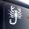 Scorpion V2 Vinyl Decal – Scorpio Zodiac Tribal Predator Sticker for Car, Truck, Laptop, Window