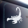 Scorpion Vinyl Decal – Scorpio Zodiac Tribal Predator Sticker for Car, Truck, Laptop, Window