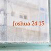 Joshua 24:15 Vinyl Decal Sticker – Bible Book Chapter Verse Reference – Christian Scripture Wall & Car Sticker