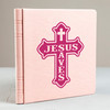 Jesus Saves cross vinyl decal – Christian faith religious scripture sticker for cars, laptops, or wall décor