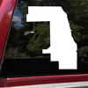 Cook County Illinois Chicago Outline Vinyl Decal showing county shape around Chicago area