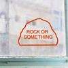 Rock or Something camping humor vinyl decal survival style outdoor sticker