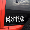 Drengr Norse Viking Rune Vinyl Decal runic lettering symbol