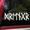 Drengr Norse Viking Rune Vinyl Decal runic lettering symbol