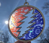 Tie Dye Bolt 5.5-inch Suncatcher Grateful Dead inspired MDF
