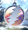 Grateful Dead Inspired Bolt Night Sky Hanging Ornament MDF Acrylic Psychedelic Suncatcher