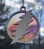 Grateful Dead Inspired Bolt Night Sky Hanging Ornament MDF Acrylic Psychedelic Suncatcher