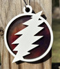 Grateful Dead Inspired Bolt Night Sky Hanging Ornament MDF Acrylic Psychedelic Suncatcher