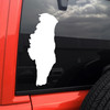 Lake Winnebago outline vinyl sticker decal with clean Wisconsin lake life design
