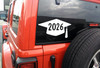 Graduation Cap 2026 vinyl sticker decal waterproof class celebration design cut from solid vinyl