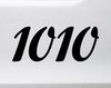 angel number 1010 vinyl sticker decal spiritual numerology repeating digits