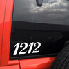 angel number 1212 vinyl sticker decal spiritual numerology repeating digits
