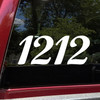 angel number 1212 vinyl sticker decal spiritual numerology repeating digits