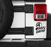4 wheel drive off road 4x4 truck vinyl sticker decal trail overland vehicle design