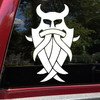 odins mask norse mythology viking godmask vinyl sticker decal rune symbol