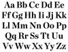 Chronicle Display Bold storefront address numbers vinyl sticker decal applied to business window with elegant serif lettering