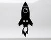Rocket Spaceship Vinyl Decal - Rocketship Outer Space Austronaut - Die Cut Sticker
