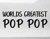 worlds greatest personalized vinyl sticker decal customized with grandfather name and sentimental family wording for keepsake display