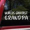 worlds greatest personalized vinyl sticker decal customized with grandfather name and sentimental family wording for keepsake display