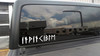 invincible futhark rune vinyl sticker decal inspired by norse and viking culture featuring elder futhark runic lettering symbolizing strength resilience determination and the warrior spirit