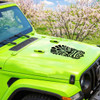 Polynesian Tiki Mask vinyl decal inspired by traditional Hawaiian tribal art for vehicles, campers, boats, surfboards, and tropical décor.