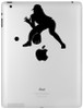 Softball Infielder Player Vinyl Decal Sticker 5.25" x 4.5" iPad Car