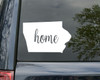 Iowa State Vinyl Decal Sticker 6" x 4.5" Home IA Hawkeyes Iowan