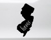 New Jersey Vinyl Decal - Home State Native New Jerseyan - Die Cut Sticker