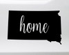 South Dakota Vinyl Decal - Home State SD Native Dakotan - Die Cut Sticker