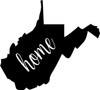 West Virginia State vinyl decal sticker 6" x 5.5" WV Home