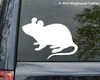 Mouse vinyl decal sticker 4" x 3" Mice Rat Rodent