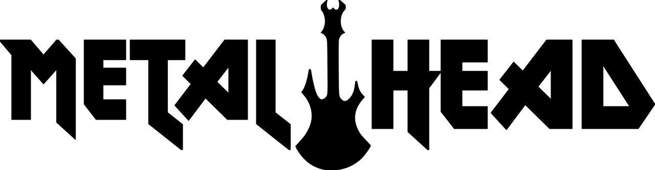 METAL HEAD Vinyl Decal Sticker 11.5" x 3" Hard Heavy Black Death Speed Thrash