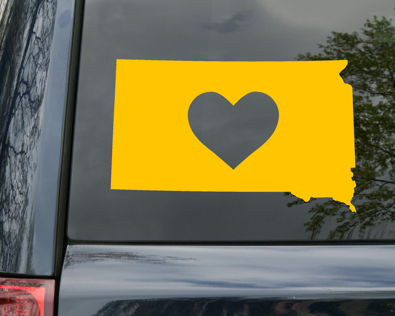 South Dakota Vinyl Decal - Home State Heart Love SD Native Dakotan - Die Cut Sticker