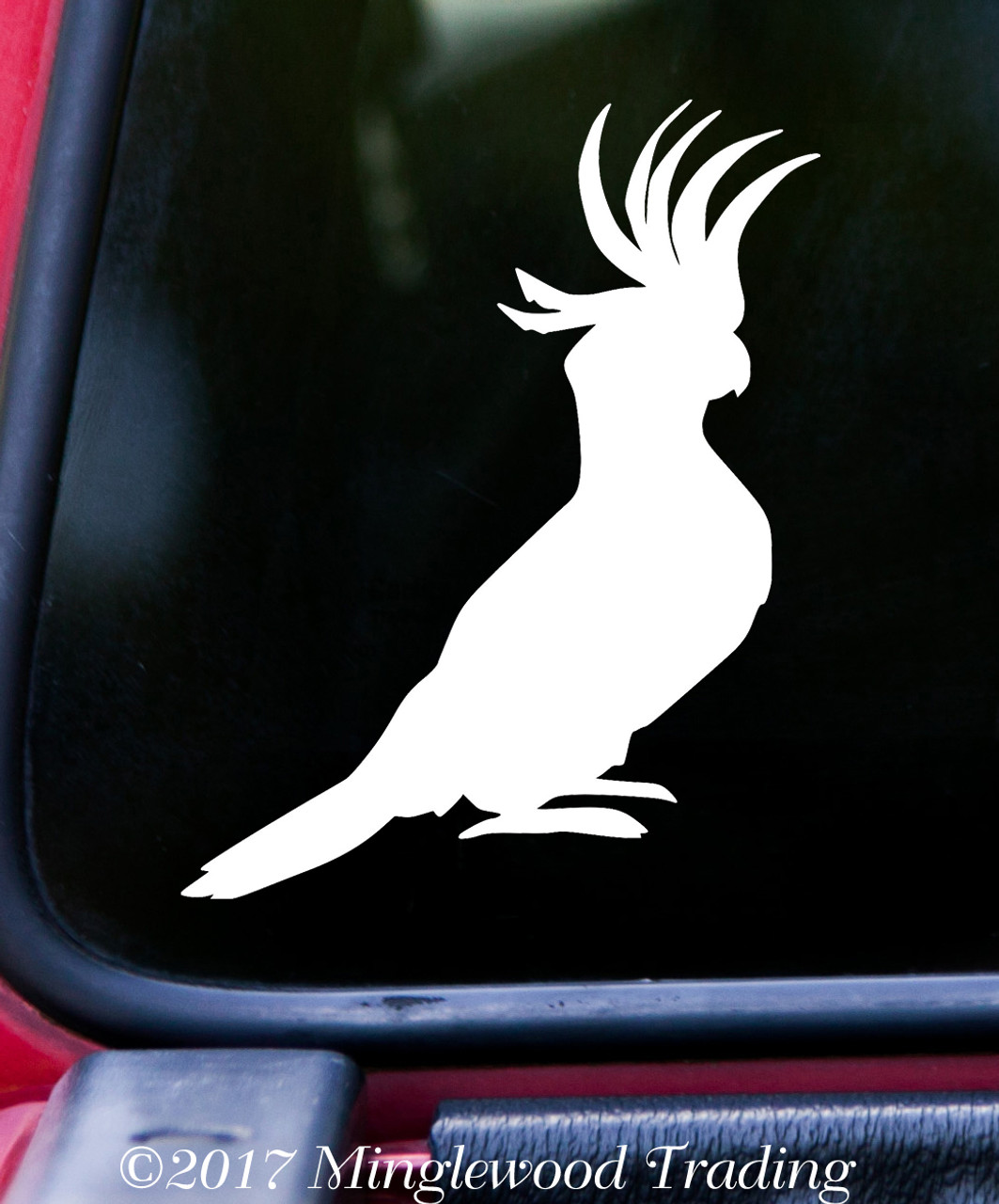 COCKATOO Vinyl Sticker - Tropical Bird - Cockatiel Parrot - Die Cut Decal