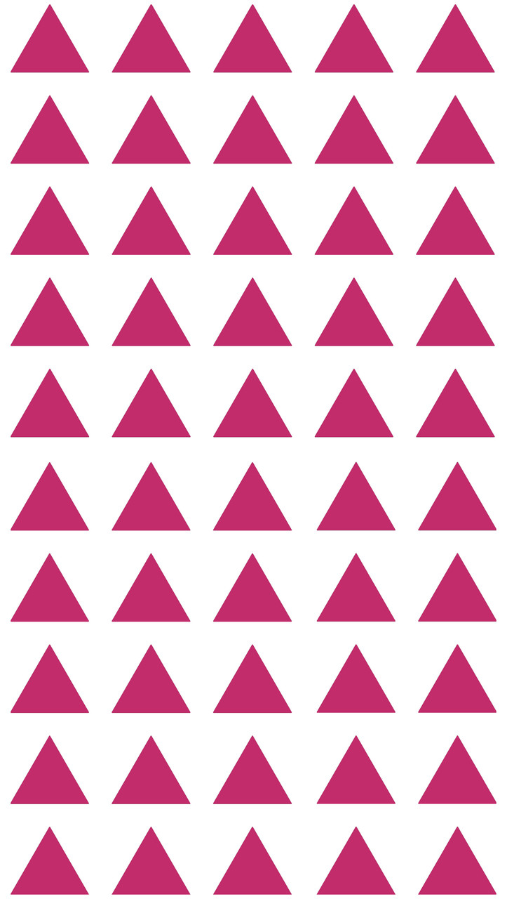 TRIANGLES - 50 1" Vinyl Decal Stickers - Classroom Decorations Home Decor