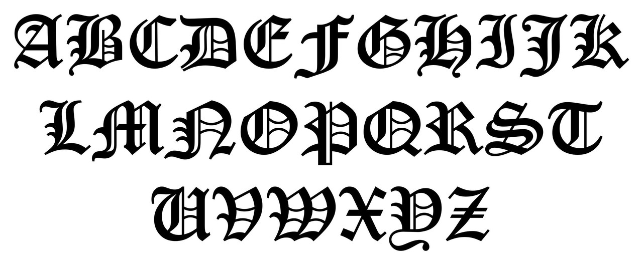 old english letters fonts