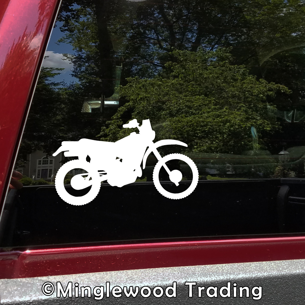 DIRT BIKE 6" x 3.5" V2 - Vinyl Decal Sticker - Motocross Motorcycle