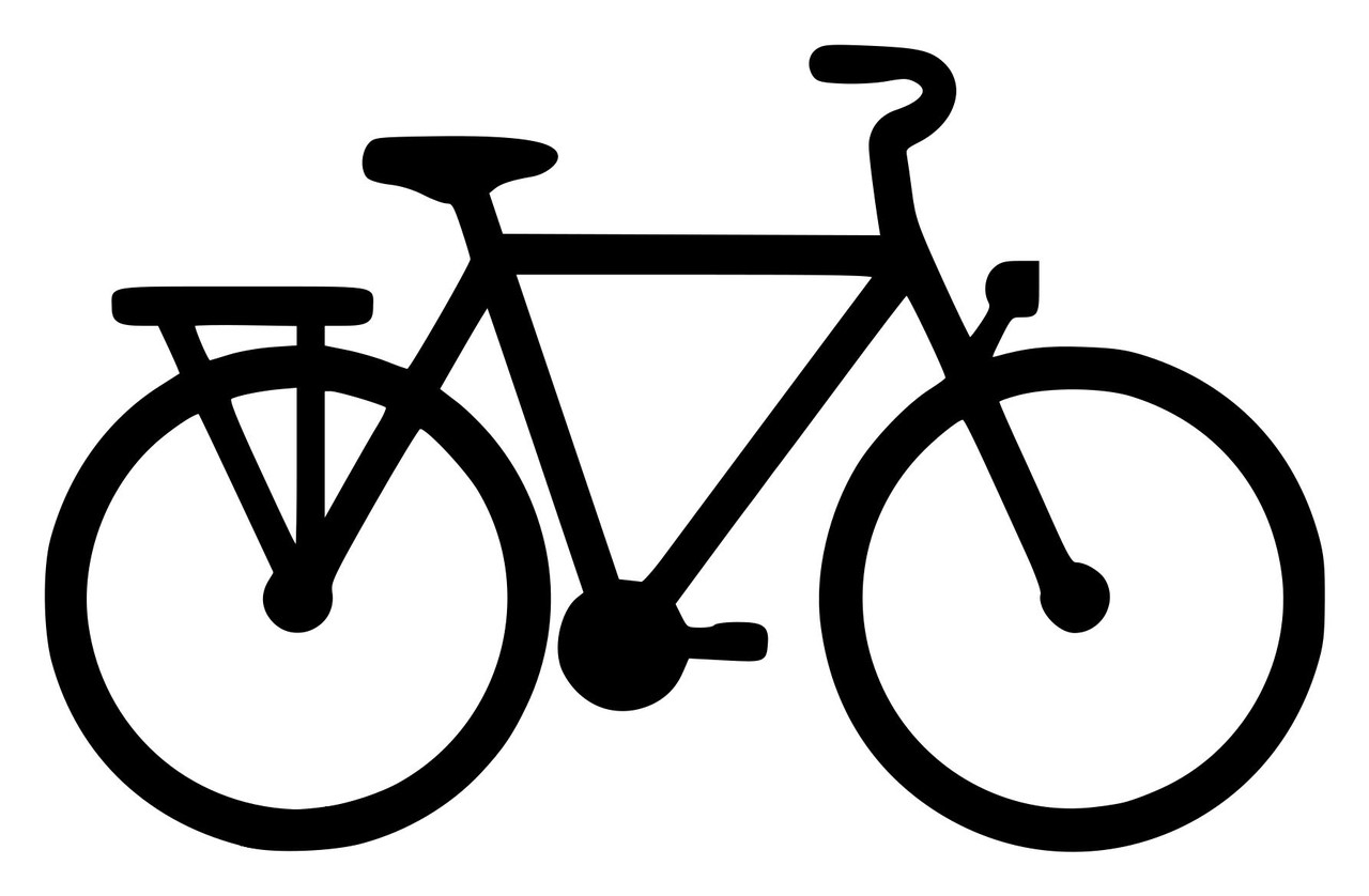 CITY BIKE Vinyl Sticker - Commuter Bicycle - Die Cut Decal