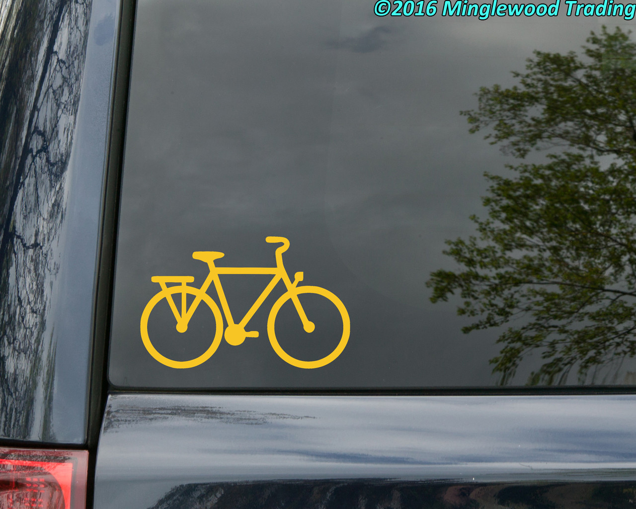 CITY BIKE Vinyl Sticker - Commuter Bicycle - Die Cut Decal