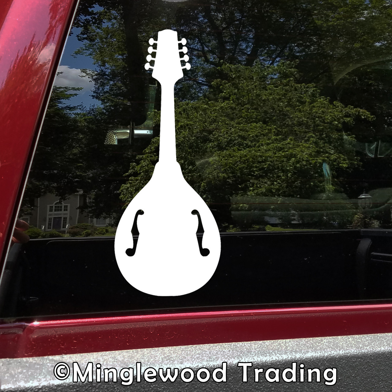 MANDOLIN - Vinyl Decal Sticker - Bluegrass - Picking - Guitar - Instrument