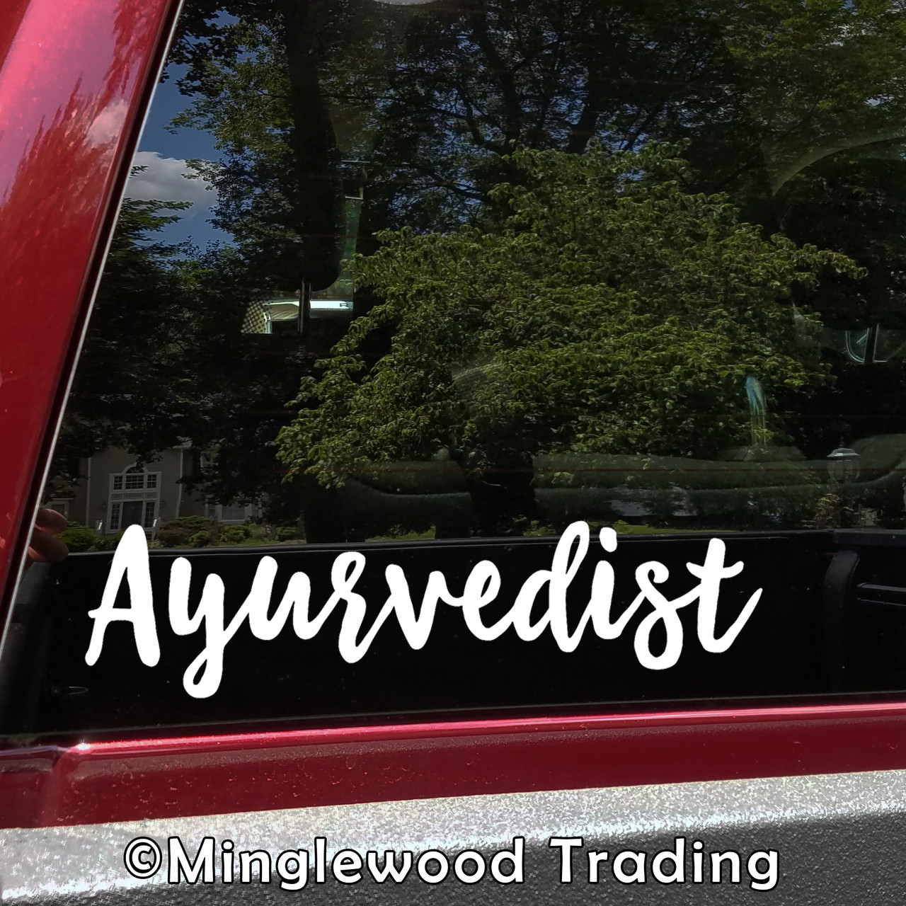 Ayurvedist Vinyl Decal - Ayurveda Medicine Ayurvedic Diet - Die Cut Sticker