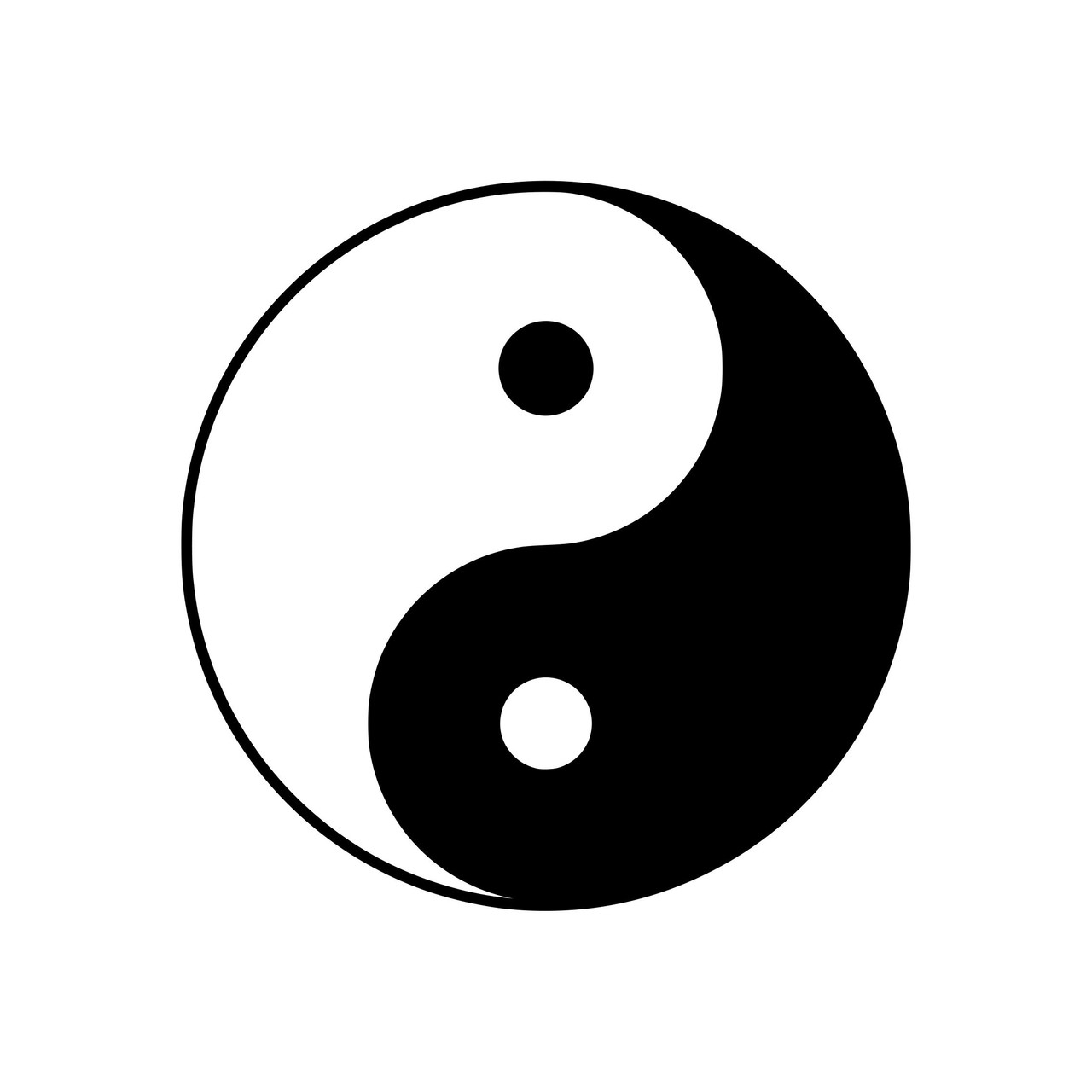 YIN YANG Vinyl Decal Sticker - Yin and Yang - Chinese Philosophy