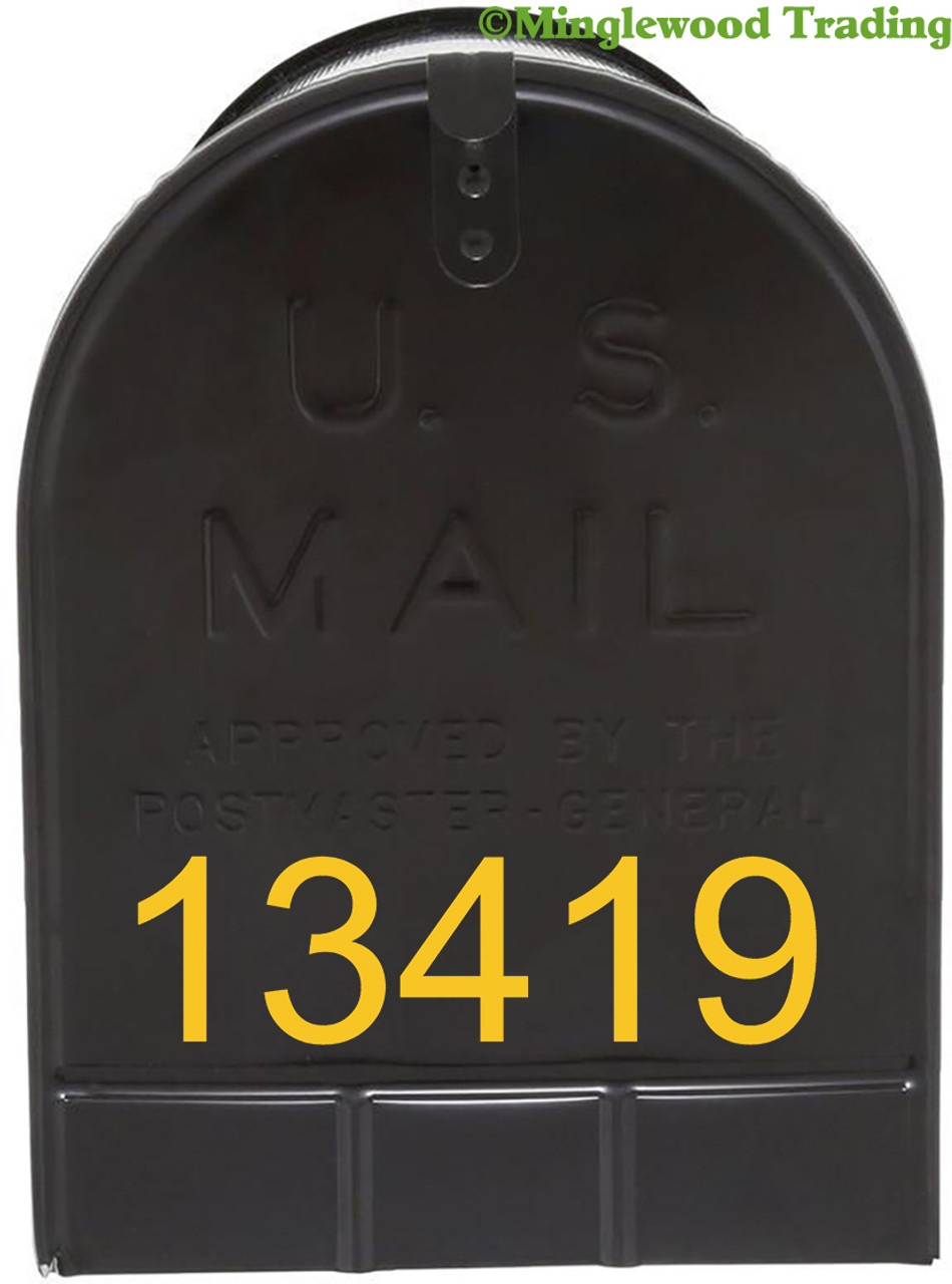 Custom Text for Mailbox or House - Vinyl Sticker - 1" to 10" tall - Numbers Name Address - Die Cut Decal - HELVETICA