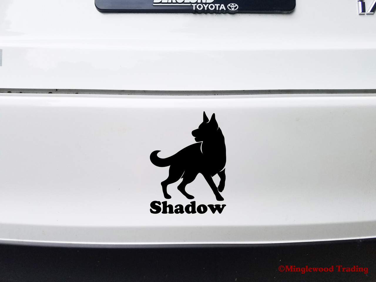 german shepherd car decal