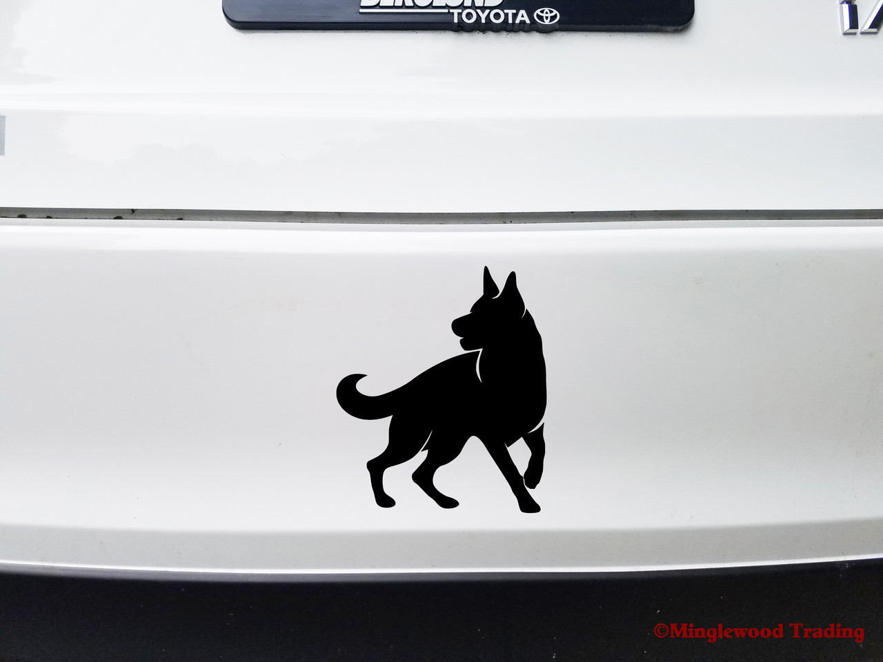 German Shepherd Vinyl Decal V3- Dog GSD Puppy Alsatian K9 Canine - Die Cut Sticker