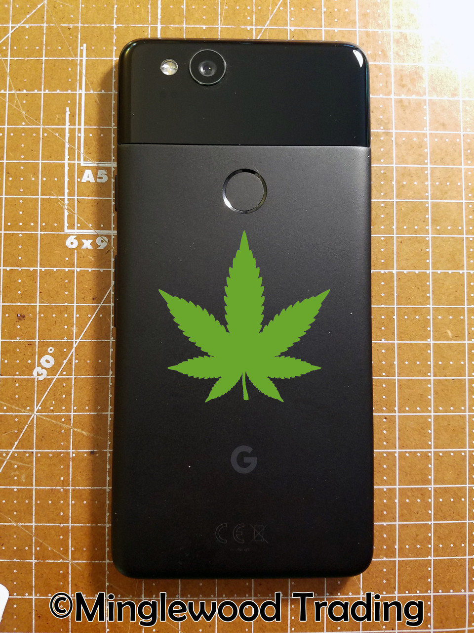 Marijuana Leaf Vinyl Decal Sticker - Cannabis Hemp Pot Indica Sativa CBD THC