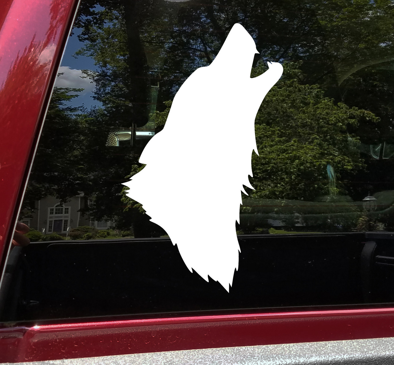 die cut decal car window transfer phone truck laptop wall house grey wolf canis lupus werewolf dire wolf wolf cub wolf pack

