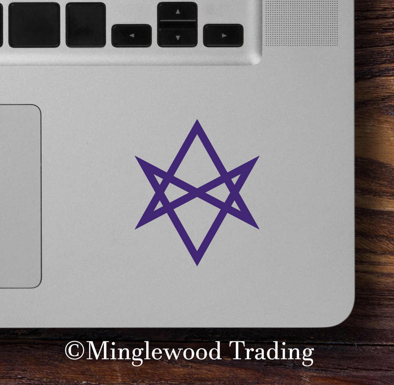 Unicursal Hexagram Vinyl Sticker - Occult Symbol - Die Cut Decal