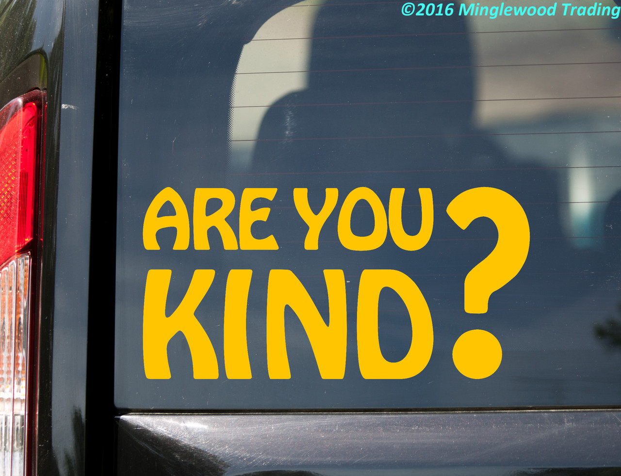 Are You Kind? Vinyl Sticker - Grateful Dead - Die Cut Decal V1